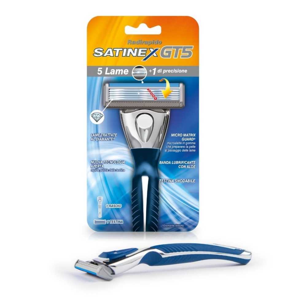 Satinex, Sistema Rasatura GT5, 5+1 Lame Satinex, Sistema Rasatura GT5, 5+1 Lame