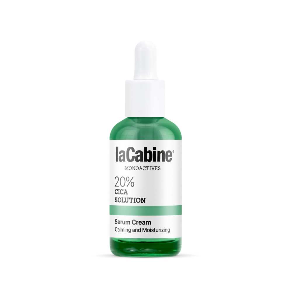 LaCabine, Crema-Siero Idratante pelli sensibili, 20% CICA SOLUTION