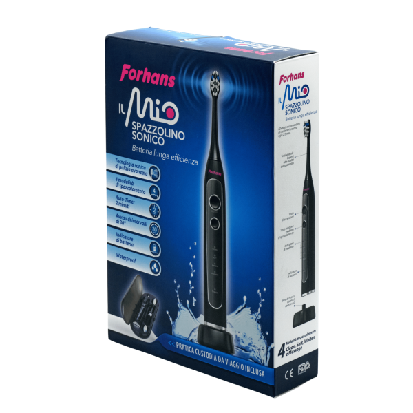 Forhans, Spazzolino Elettrico con tecnologia sonica, IL MIO SPAZZOLINO SONICO Forhans, Spazzolino Elettrico con tecnologia sonica, IL MIO SPAZZOLINO SONICO