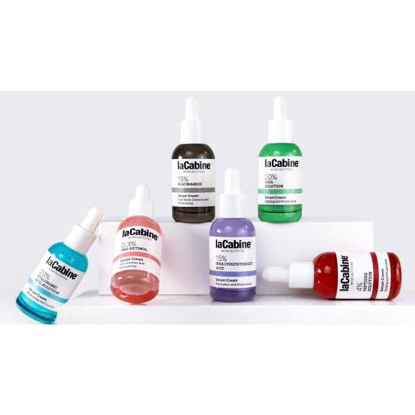 LaCabine, Crema-Siero Idratante pelli sensibili, 20% CICA SOLUTION