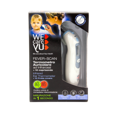 Scanning fever ear thermometer