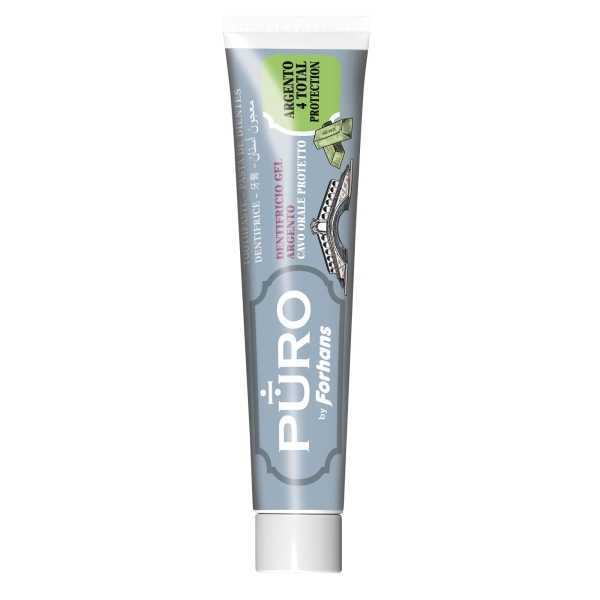 Pasta dental de plata coloidal, 75 ml
