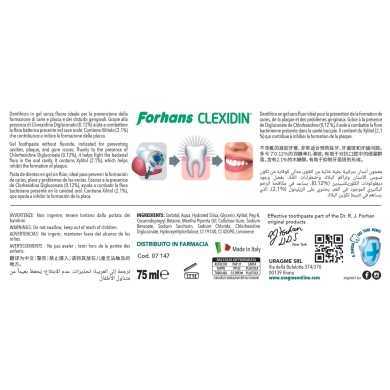 Dentifricio Forhans Clexidin - 75ml Dentifricio Forhans Clexidin - 75ml