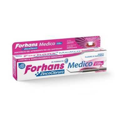Forhans, Dentifricio con Zinco Cloruro, azione d'urto, MEDICO Forhans, Dentifricio con Zinco Cloruro, azione d'urto, MEDICO