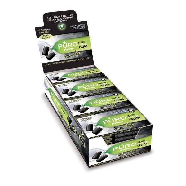 Forhans Gomme da masticare BLACK4WHITE - 12 gomme