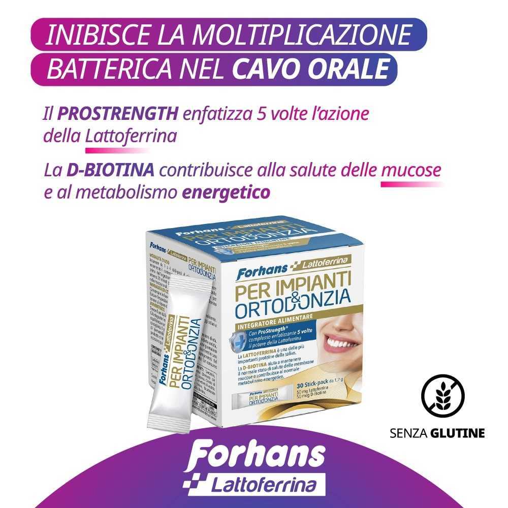 Forhans, Integratore Granulare, PER IMPIANTI & ORTODONZIA