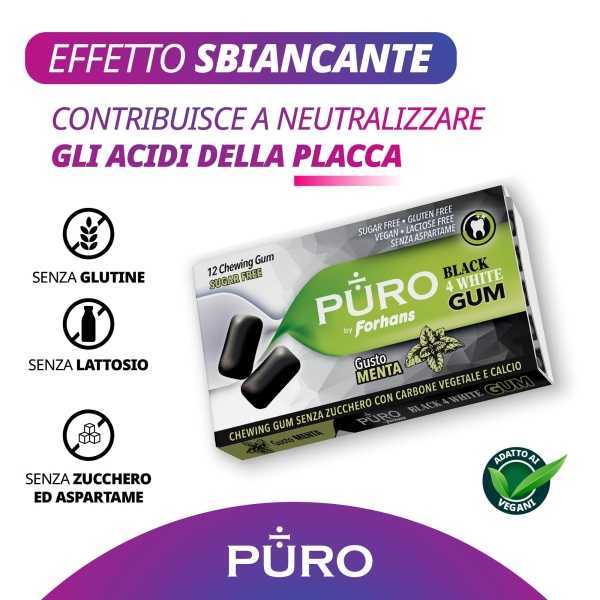 Forhans Gomme da masticare BLACK4WHITE - 12 gomme