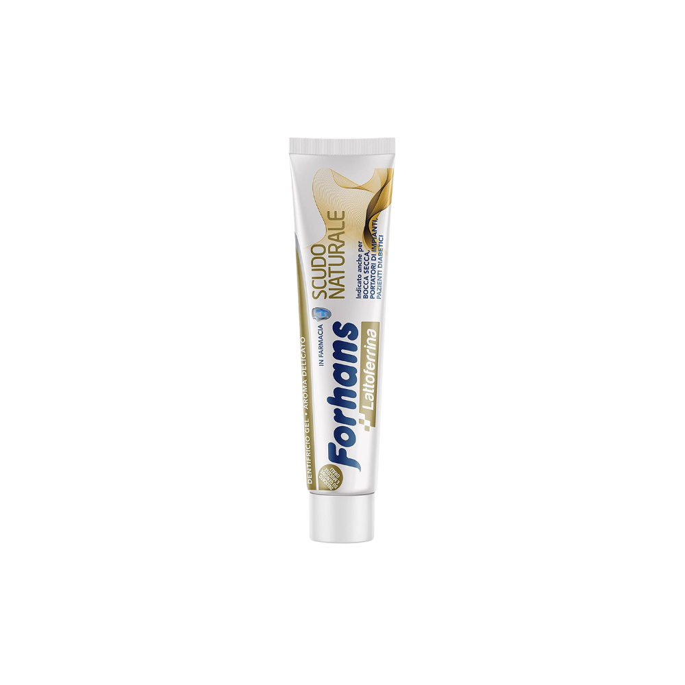 Forhans, Dentifricio con Lattoferrina, SCUDO NATURALE Forhans, Dentifricio con Lattoferrina, SCUDO NATURALE