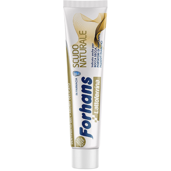 Forhans, Dentifricio con Lattoferrina, SCUDO NATURALE Forhans, Dentifricio con Lattoferrina, SCUDO NATURALE