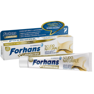 Pasta dental en gel Scudo Naturale con lactoferrina, 75ml Pasta dental en gel Scudo Naturale con lactoferrina, 75ml