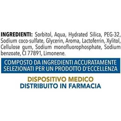 Pasta dental en gel Scudo Naturale con lactoferrina, 75ml Pasta dental en gel Scudo Naturale con lactoferrina, 75ml