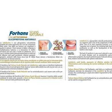 Pasta dental en gel Scudo Naturale con lactoferrina, 75ml Pasta dental en gel Scudo Naturale con lactoferrina, 75ml