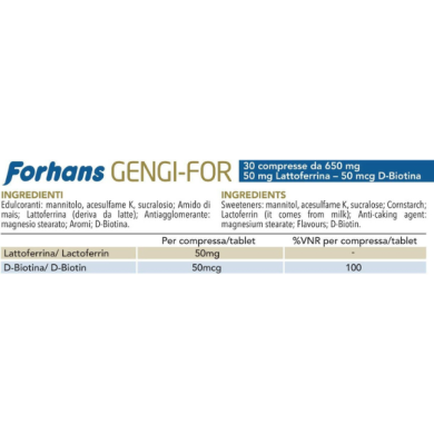 Orosoluble Gengi-For Tablets - Oral Health Supplement, 30 Tablets Pack