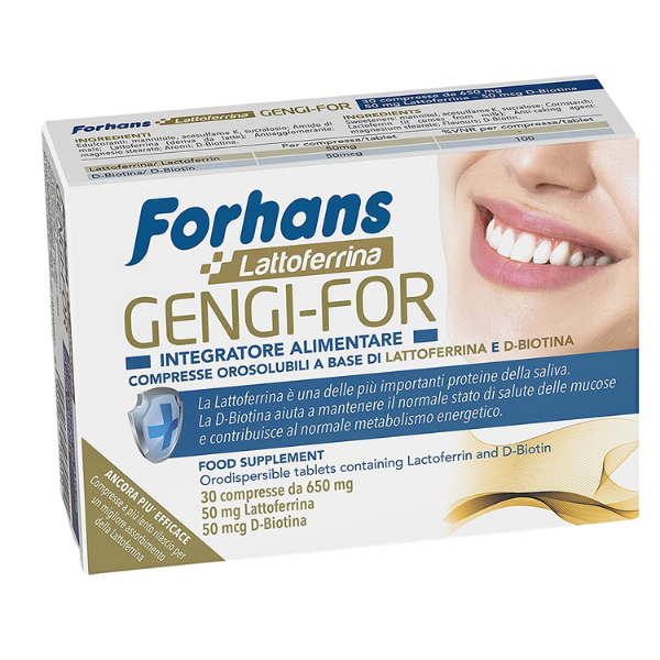 Gengi-For Oro-comprimidos solubles - Suplemento para la salud bucal, envase de 30 comprimidos