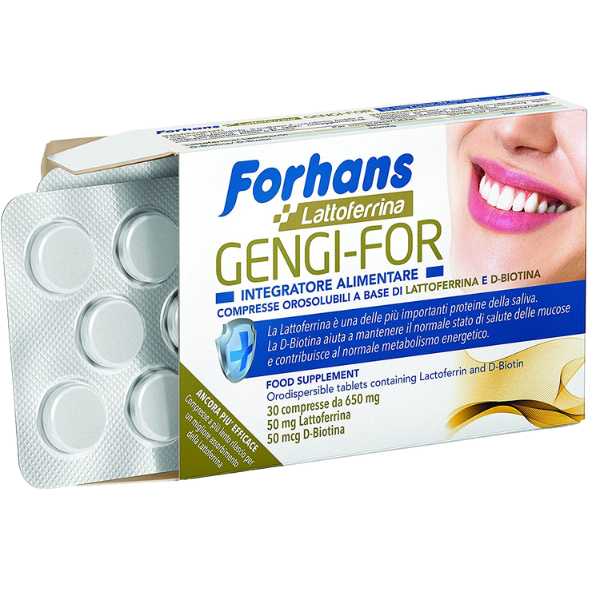 Gengi-For Oro-comprimidos solubles - Suplemento para la salud bucal, envase de 30 comprimidos