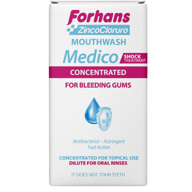 Concentrated Medical Mouthwash, Astringent and Anti-Inflammatory Action