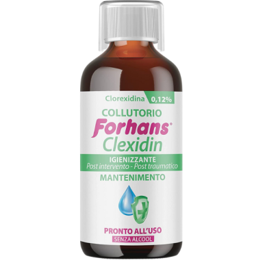 Forhans, Collutorio con Clorexidina, Azione di Mantenimento, CLEXIDIN 0,12%