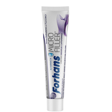 Forhans, Dentifricio Remineralizzante e Protettore, MICROFILLER Forhans, Dentifricio Remineralizzante e Protettore, MICROFILLER