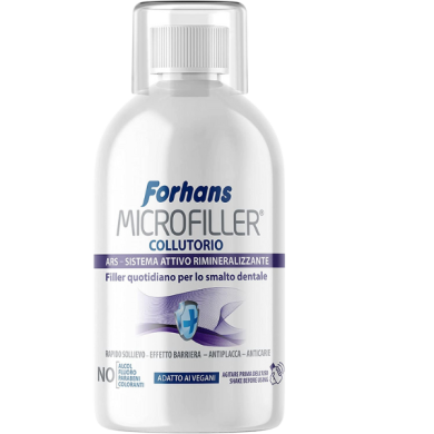 Colutorio Microfiller, Remineralizante, Rellenador Diario del Esmalte Dental, 500ml