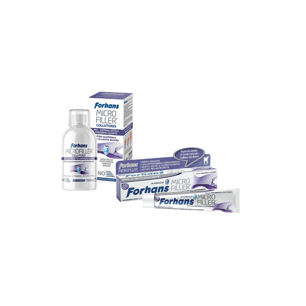 Colutorio Microfiller, Remineralizante, Rellenador Diario del Esmalte Dental, 500ml