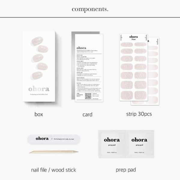 OHORA, Nail Sticker Gel Semi-polimerizzato Mani – DRESS UP OHORA, Nail Sticker Gel Semi-polimerizzato Mani – DRESS UP