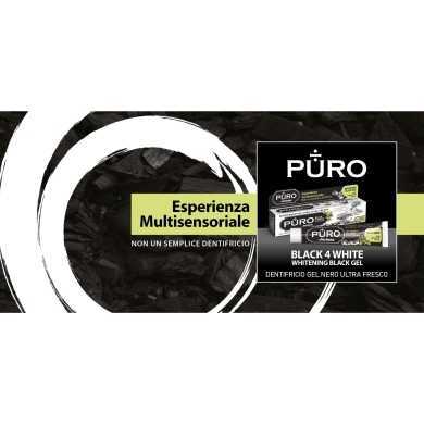Puro, Dentifricio con Carbone Attivo, BLACK4WHITE