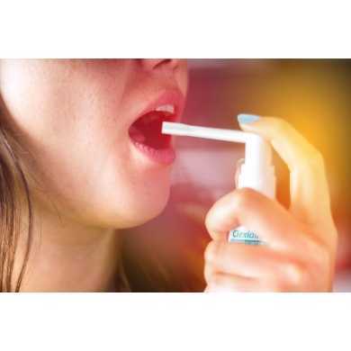 Clexidin 0,30%, Spray listo para usar para mucosas orales, encías, dientes y garganta, 50 ml