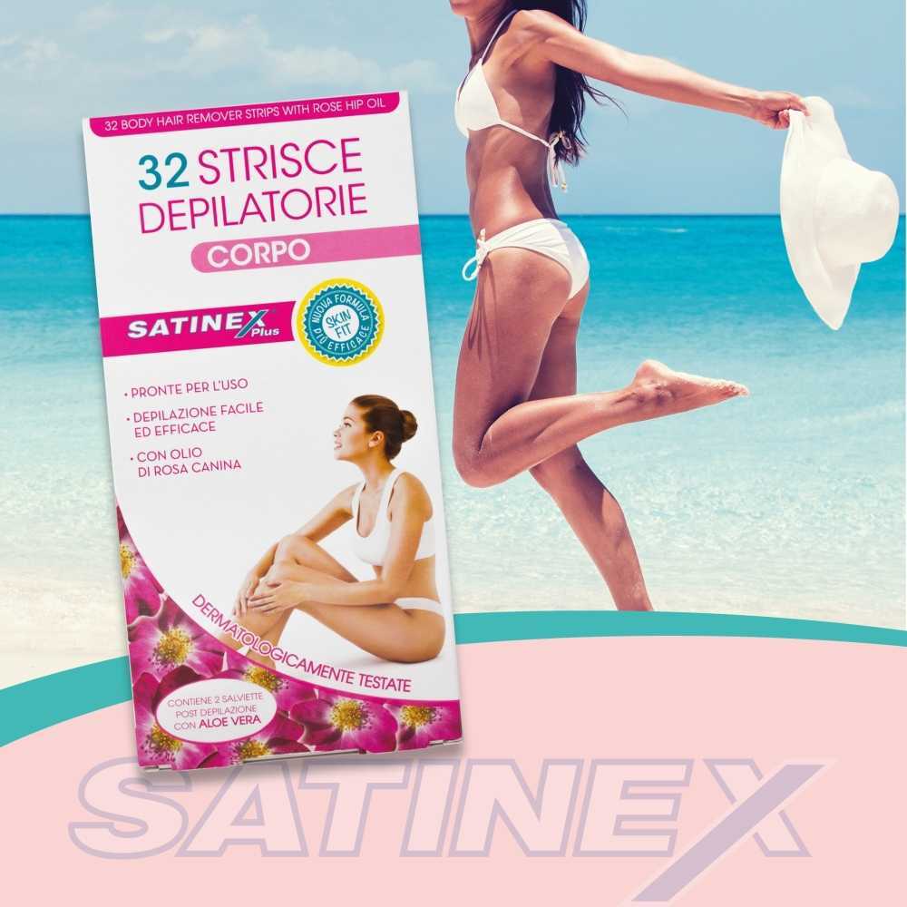 Satinex Plus Body Depilatory Strips, 32 pieces Satinex Plus Body Depilatory Strips, 32 pieces