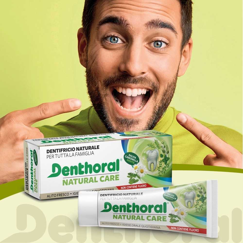 Denthoral, Dentifricio NATURAL CARE, senza Fluoro