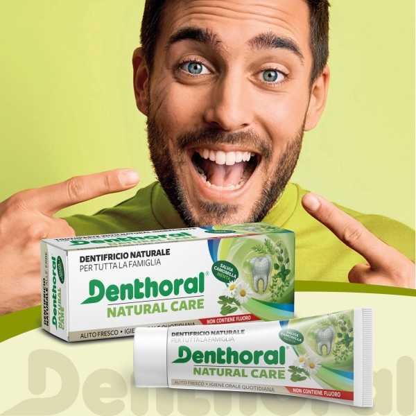 Denthoral, Dentifricio NATURAL CARE, senza Fluoro