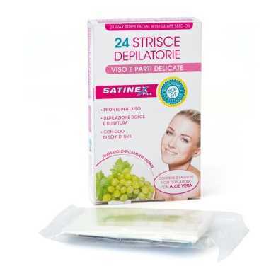 Satinex Plus Bandas depilatorias para cara y partes delicadas Satinex Plus Bandas depilatorias para cara y partes delicadas