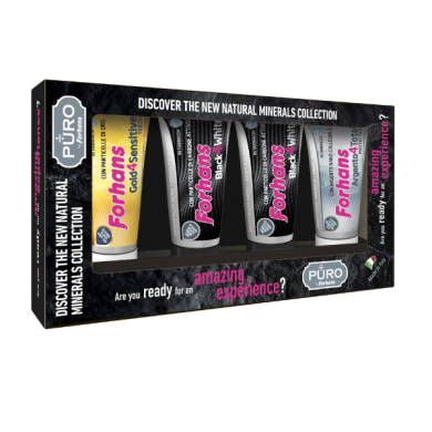 Minerals Collection Toothpastes, Gold4SensitiveTeeth + Black4White + Argento4TotalProtection