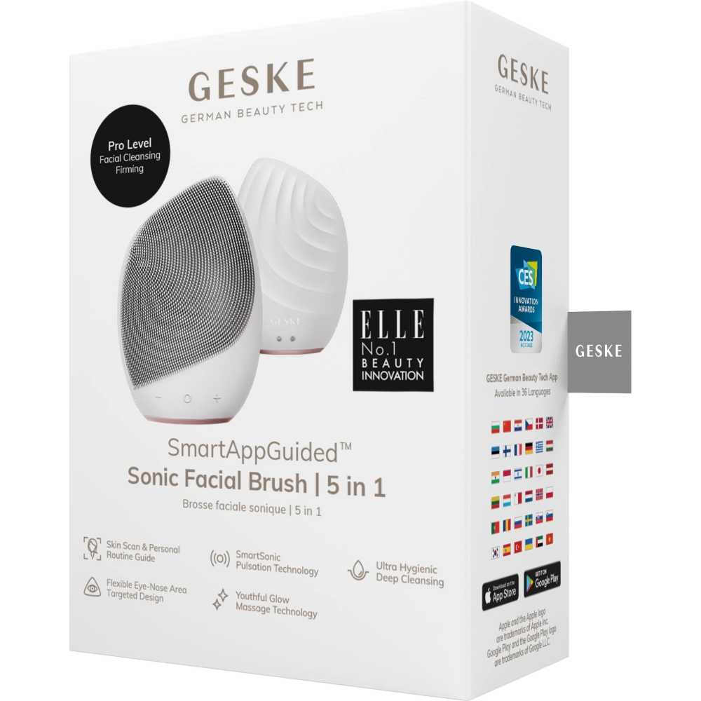 Geske, Spazzola sonica per la pulizia del viso 5 in 1 Geske, Spazzola sonica per la pulizia del viso 5 in 1