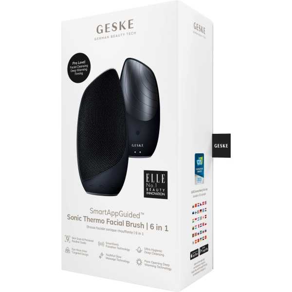 Geske, Spazzola sonica termica per la pulizia del viso 6 in 1