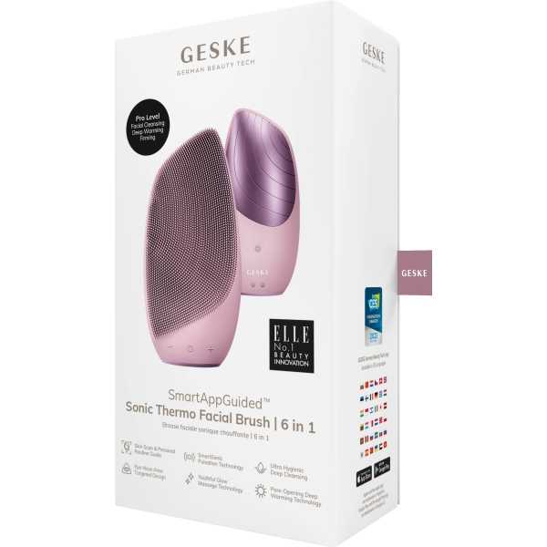 Geske, Spazzola sonica termica per la pulizia del viso 6 in 1 Geske, Spazzola sonica termica per la pulizia del viso 6 in 1
