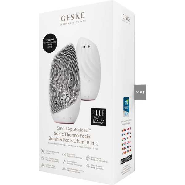 Geske, Spazzola sonica termica per la pulizia e tonificazione del viso 8 in 1 Geske, Spazzola sonica termica per la pulizia e tonificazione del viso 8 in 1