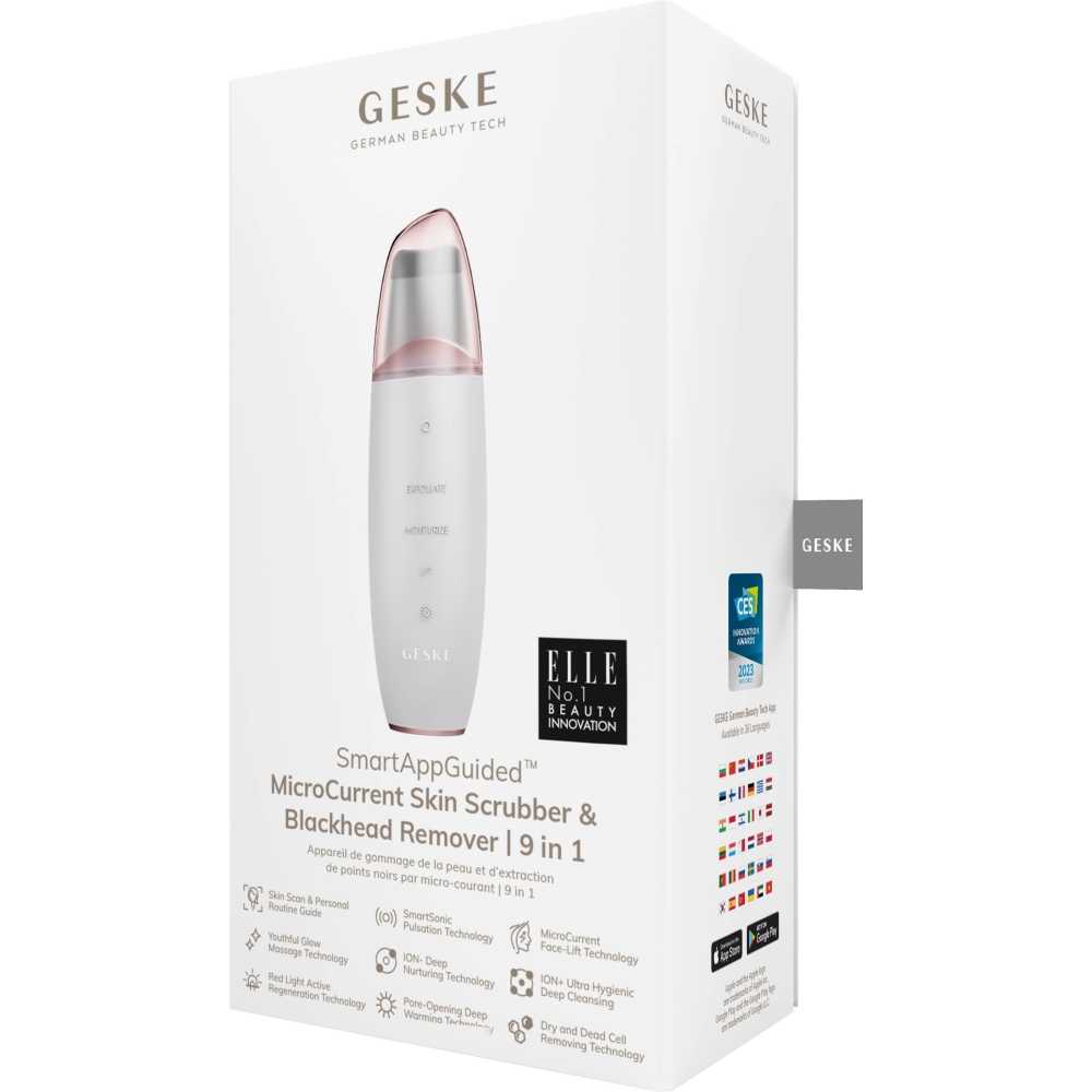 Geske, Dispositivo a micro-corrente per l’esfoliazione e la rimozione dei punti neri 9 in 1 Geske, Dispositivo a micro-corrente per l’esfoliazione e la rimozione dei punti neri 9 in 1
