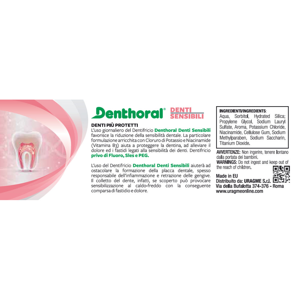 Denthoral, Dentifricio DENTI SENSIBILI