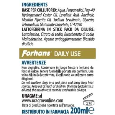 Forhans, Collutorio Bi-Componente Scudo Naturale