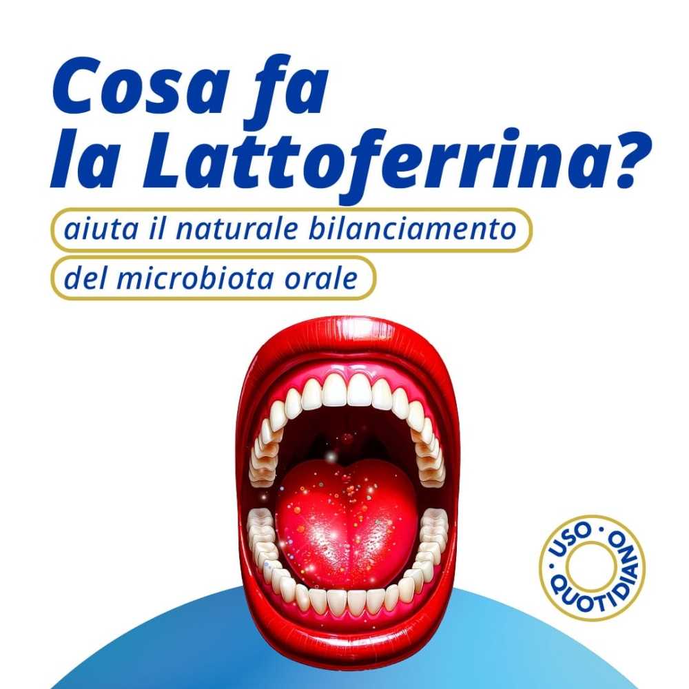 Forhans, Compresse Orosolubili con Lattoferrina e D-Biotina, GENGI-FOR