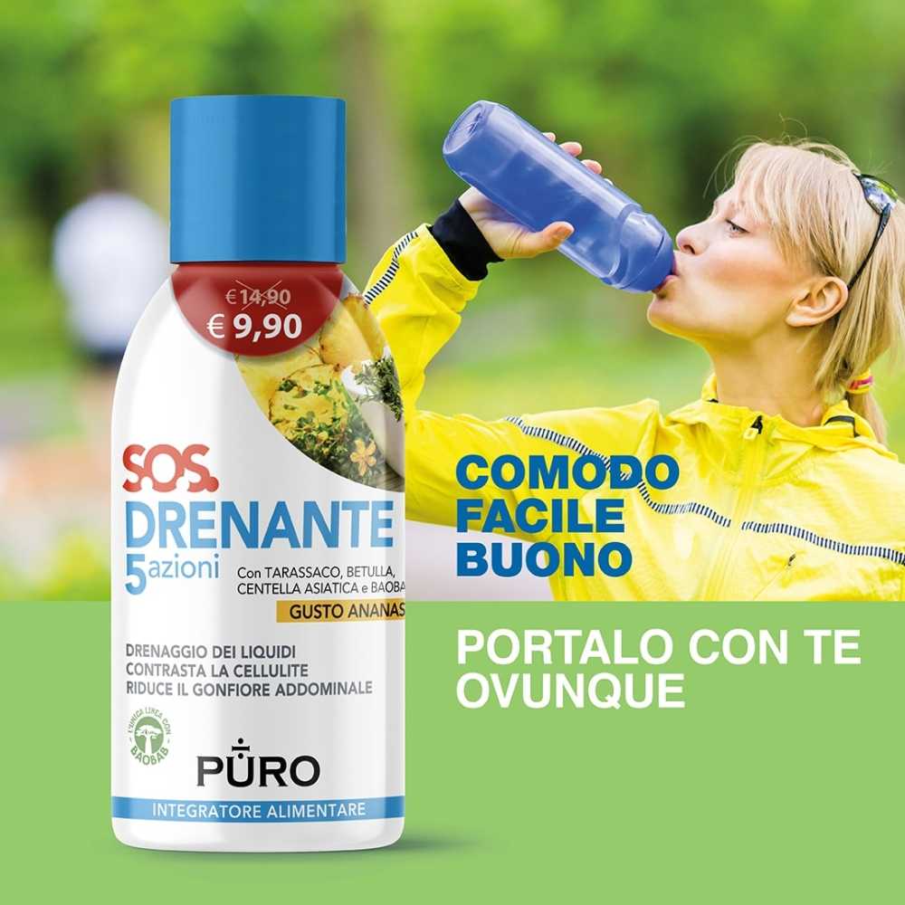 copy of 5 Actions Draining Drink with Baobab - Pineapple Flavour, 500 ml