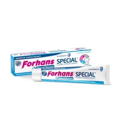 Forhans Pasta dental Special para encías con cloruro de zinc, para la inflamación gingival, 75 ml Forhans Pasta dental Special para encías con cloruro de zinc, para la inflamación gingival, 75 ml