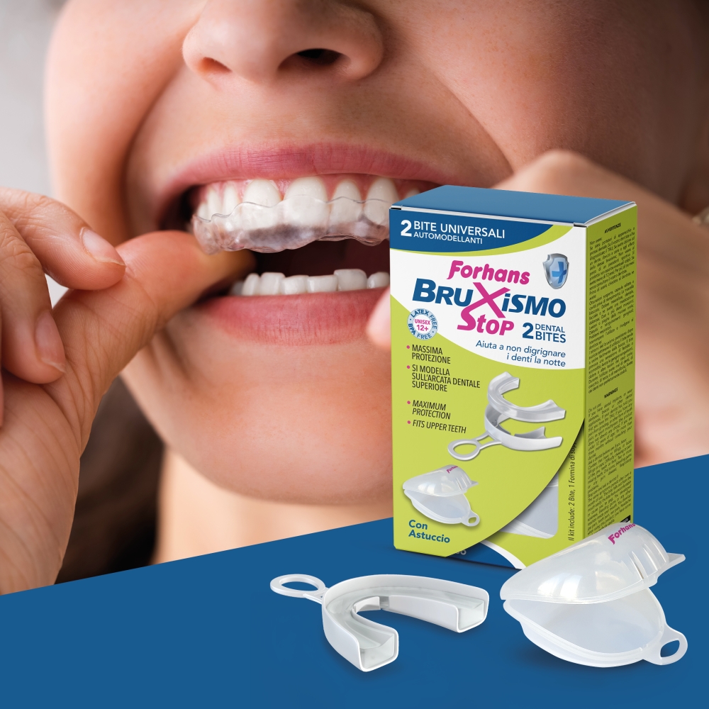 Forhans, Bite per la notte, BRUXISMO STOP