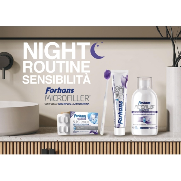 Colutorio Microfiller, Remineralizante, Rellenador Diario del Esmalte Dental, 500ml