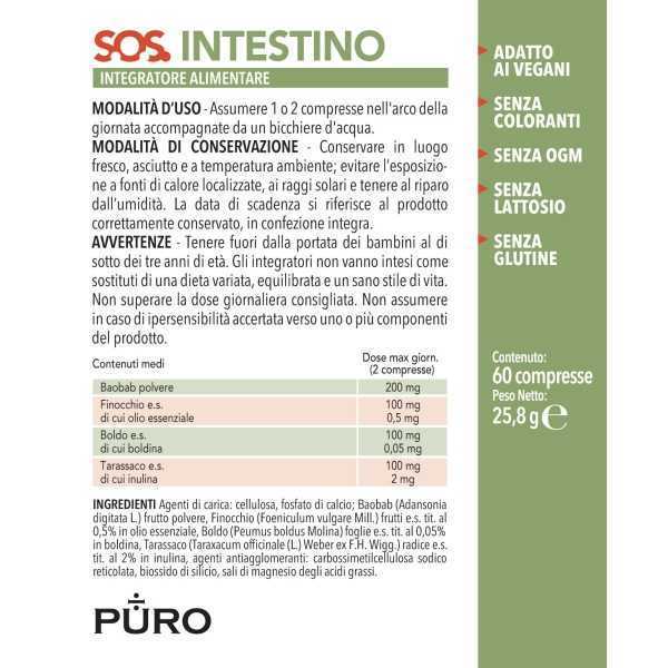 copy of PURO SOS INTESTINO with Baobab 60 tablets copy of PURO SOS INTESTINO with Baobab 60 tablets