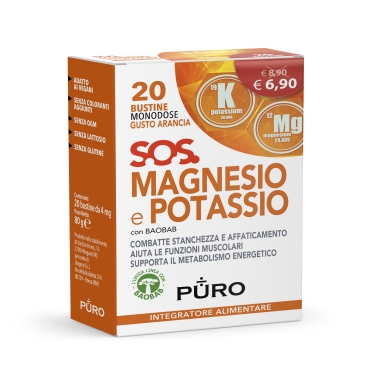 Puro, Integratore Magnesio e Potassio + Baobab Puro, Integratore Magnesio e Potassio + Baobab