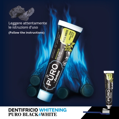Pasta dental en gel con carbón activado, 75ml Pasta dental en gel con carbón activado, 75ml