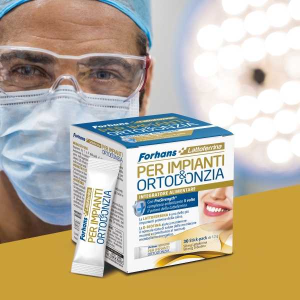 Forhans, Integratore Granulare, PER IMPIANTI & ORTODONZIA