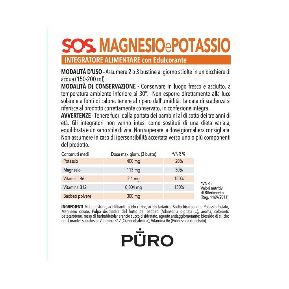 SOS, Magnesio e Potassio + Baobab