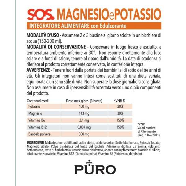 SOS, Magnesio e Potassio + Baobab